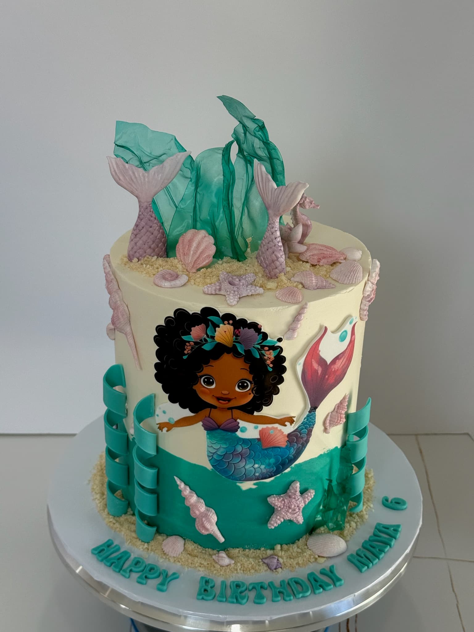 Little Mermaid birthday cake